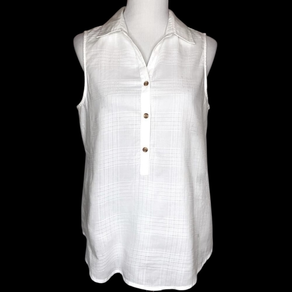 BeachLunchLounge Sleeveless Hi-Low Top Sz Medium